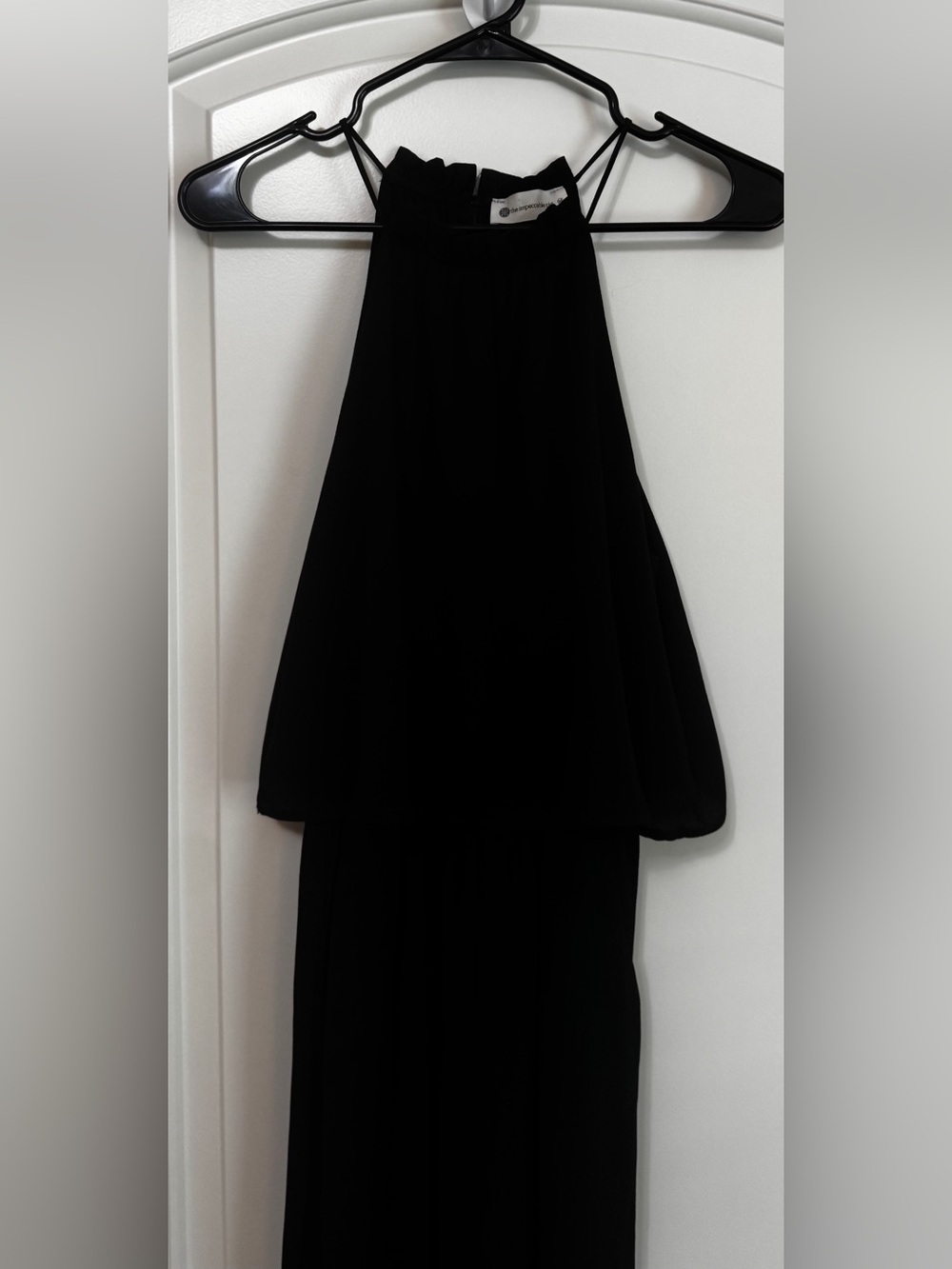 The Impeccable Pig Black Halter Wide Leg Jumpsuit Medium NWT - Picture 6 of 10